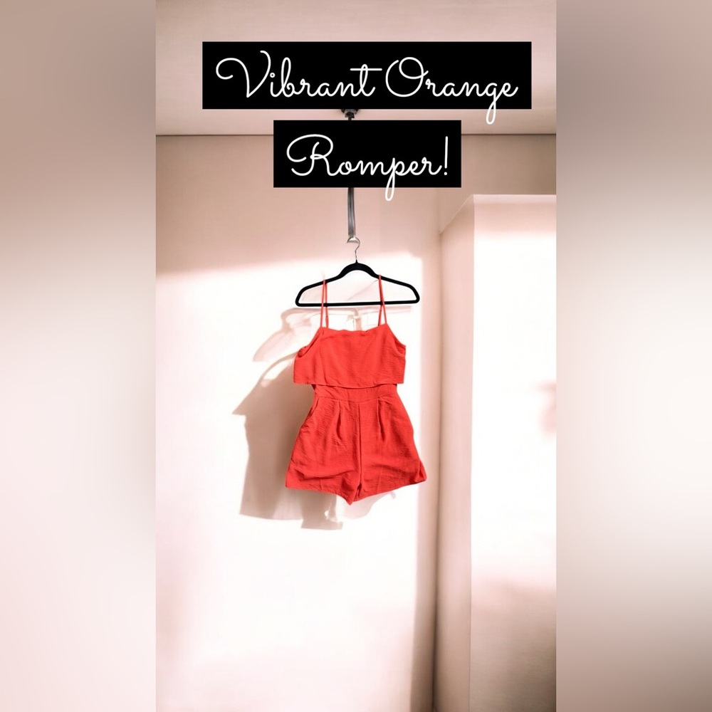 Stylish Orange Romper!